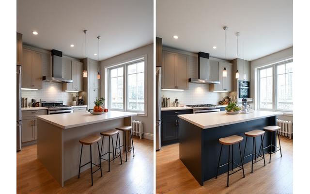 Before/After: Outdated kitchen transformed into an open-concept gourmet space
